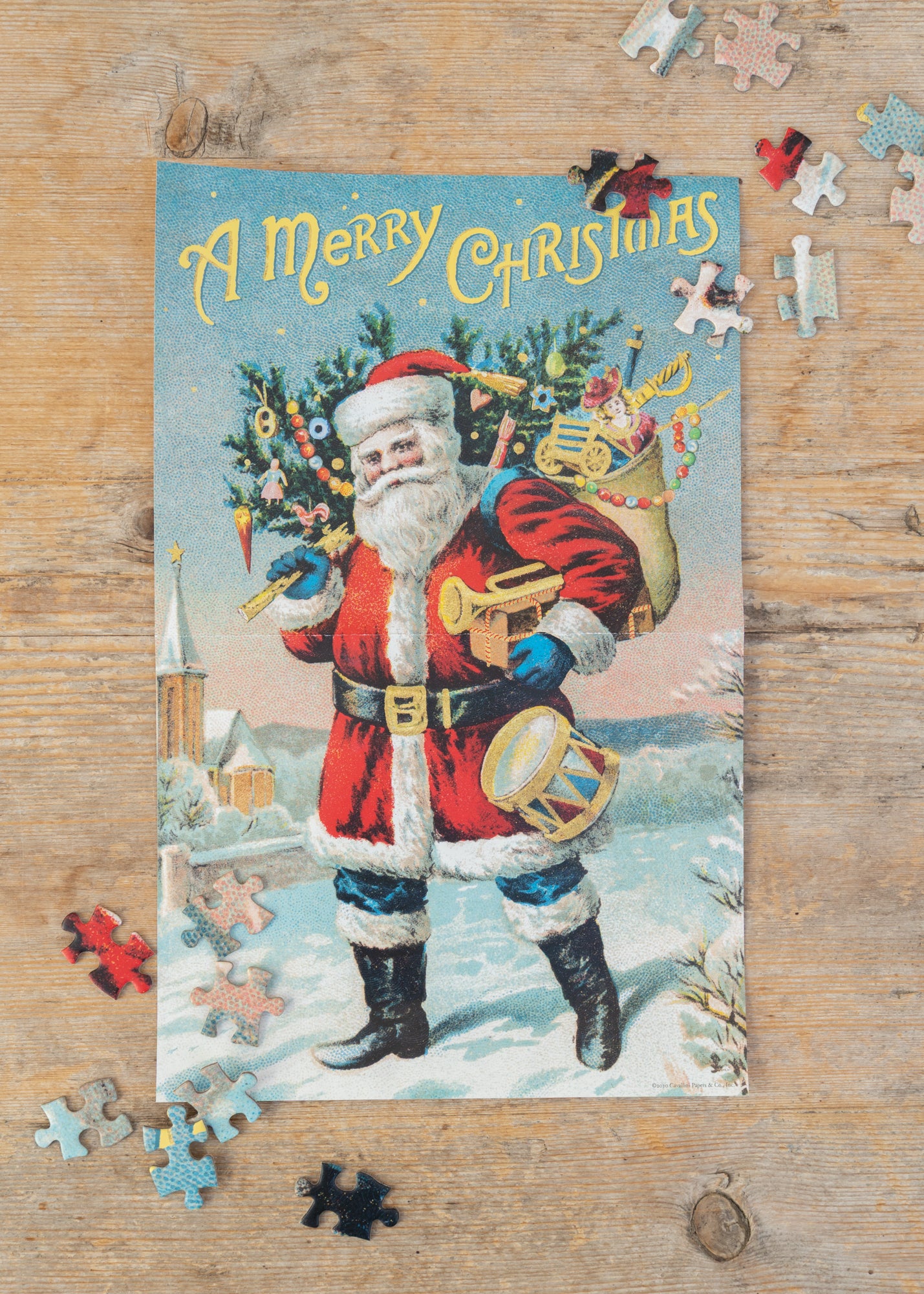 Cavallini & Co. Santa Claus Vintage Puzzle, 500 pieces