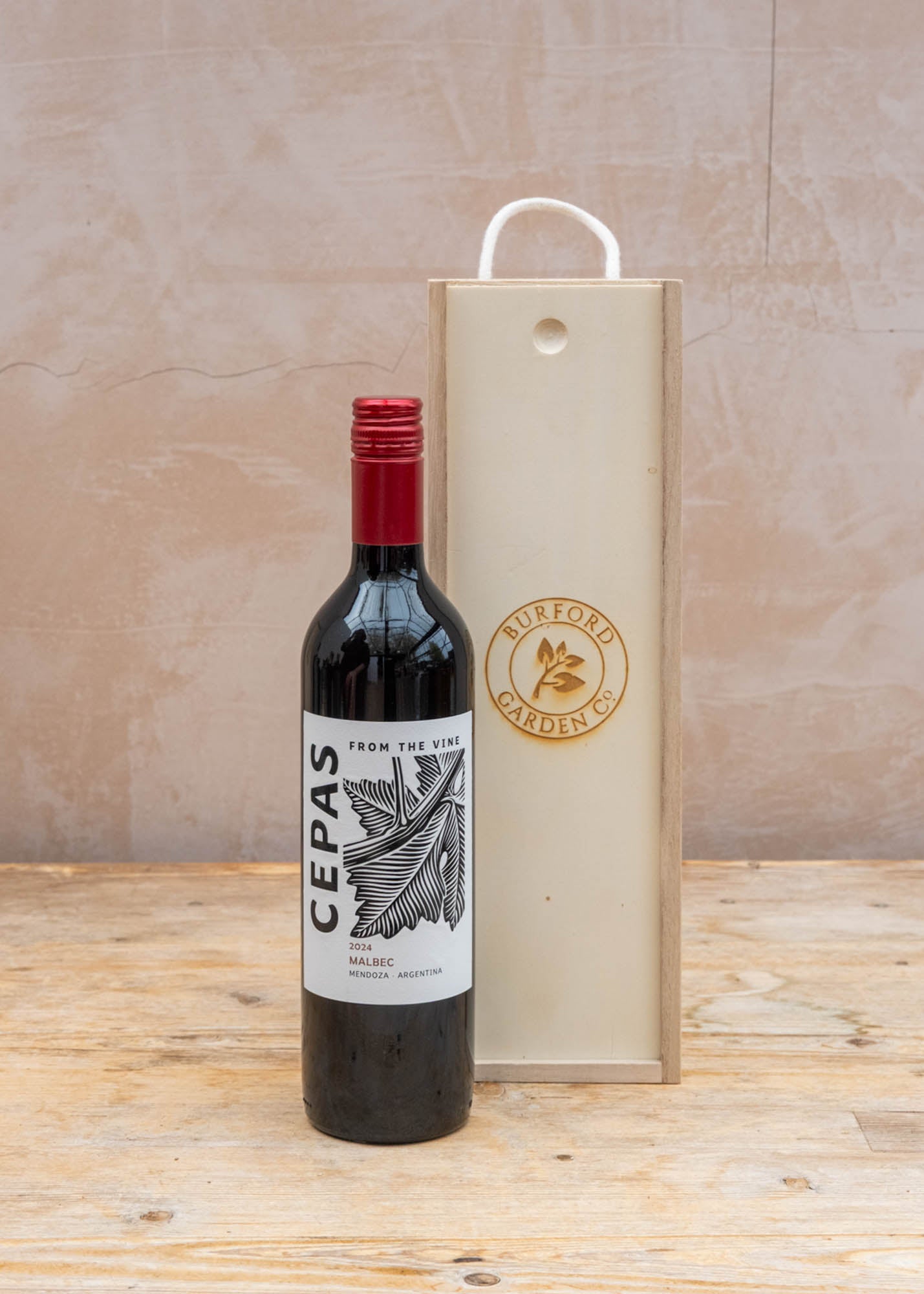Cepas Malbec in Wooden Gift Box