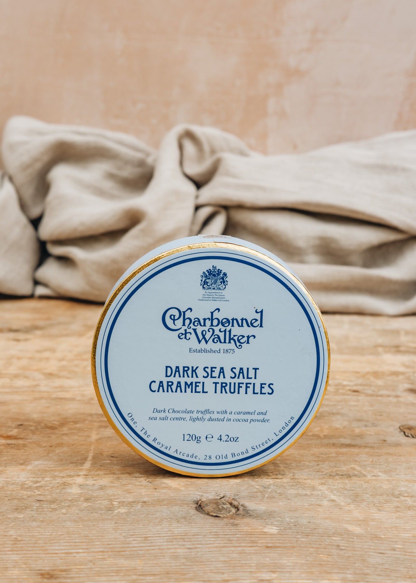 Charbonnel et Walker Dark Sea Salted Caramel Chocolate Truffles, 120g