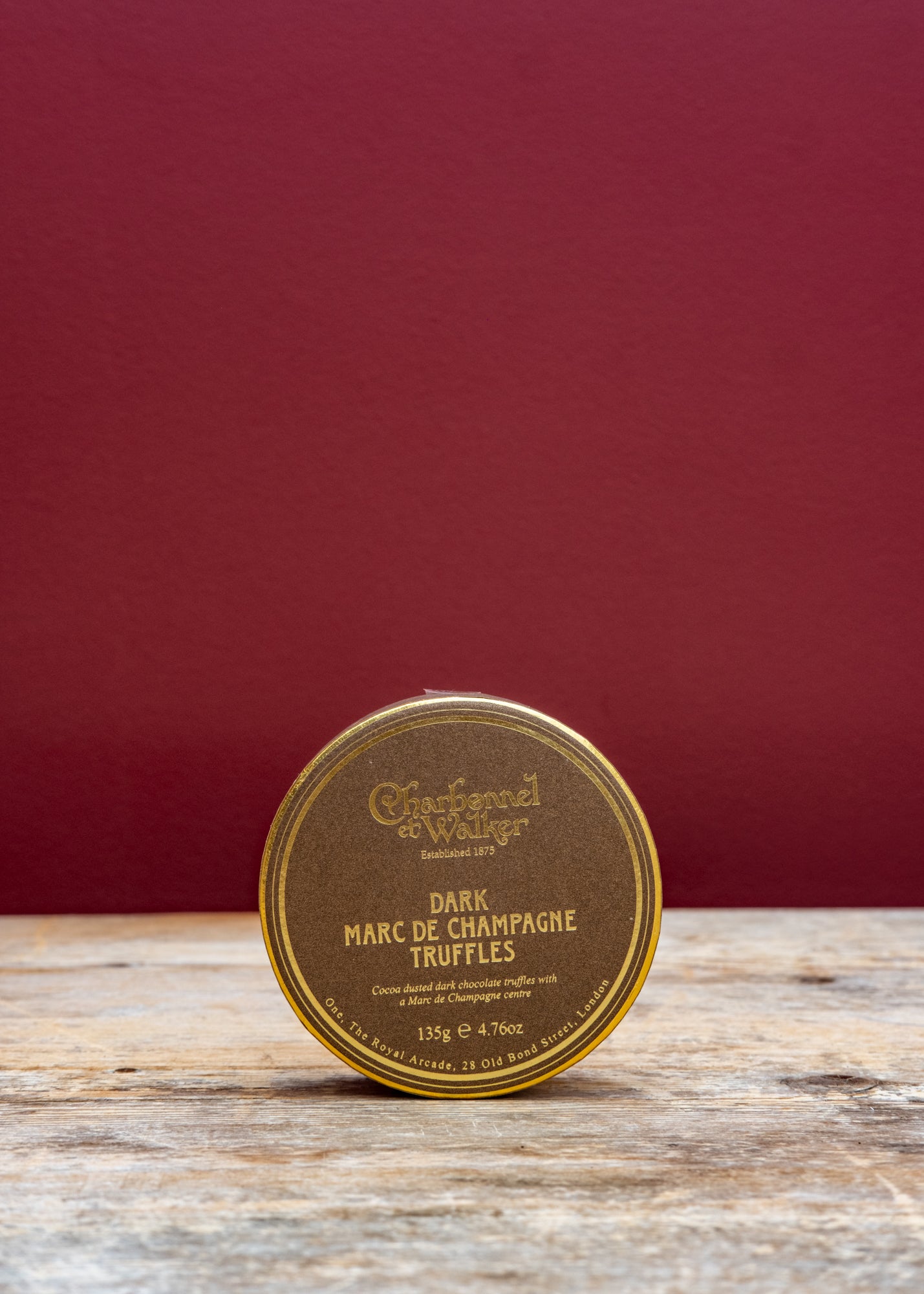 Dark Marc de Champagne Truffles, 135g