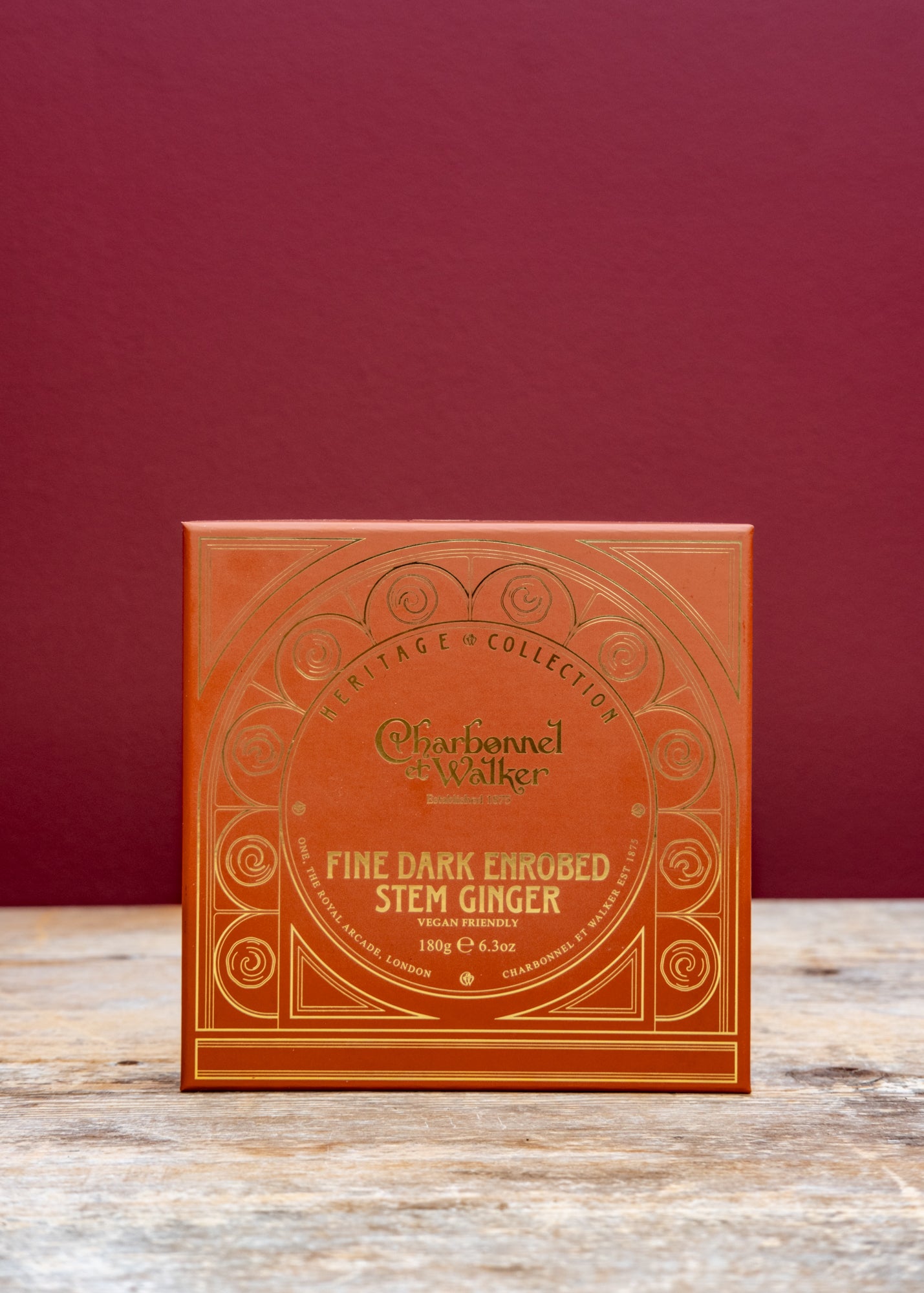 Fine Dark Chocolate Enrobed Stem Ginger, 180g