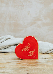 Fine Milk and Dark Truffles in Red Velvet Heart, 100g