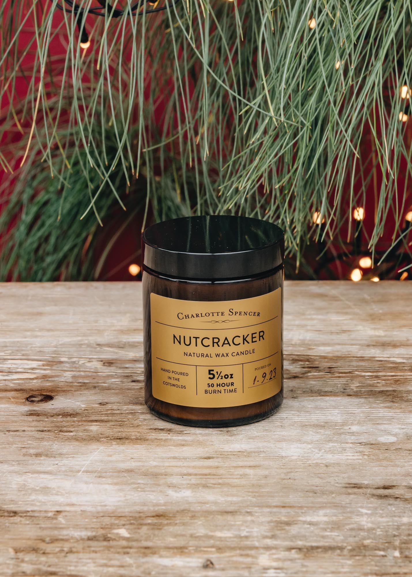 Charlotte Spencer Scented Candle in Nutcracker, 5.5oz