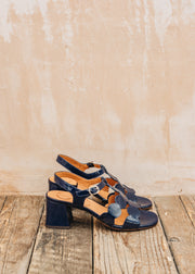 Birkenstock Laize Shoes in Navy Sucre