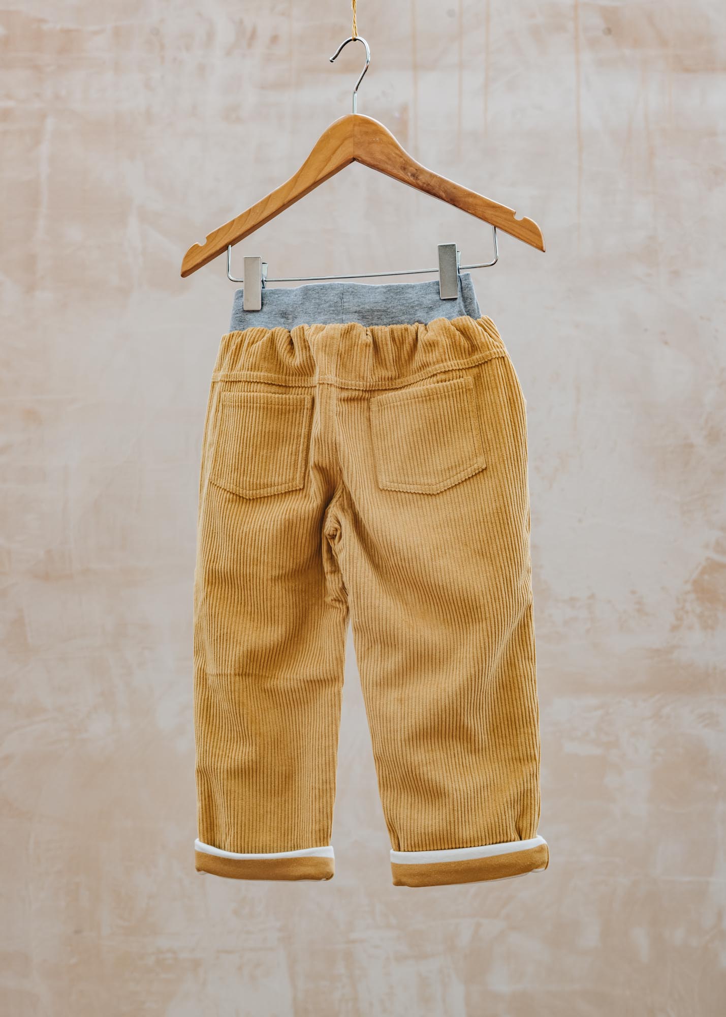Pigeon Organics Children's Cord Trousers in Mustard