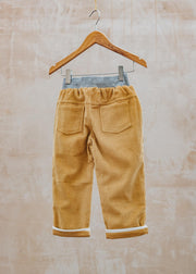 Pigeon Organics Children's Cord Trousers in Mustard