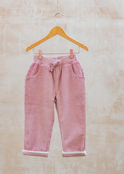 Pigeon Organics Children's Cord Trousers in Pink