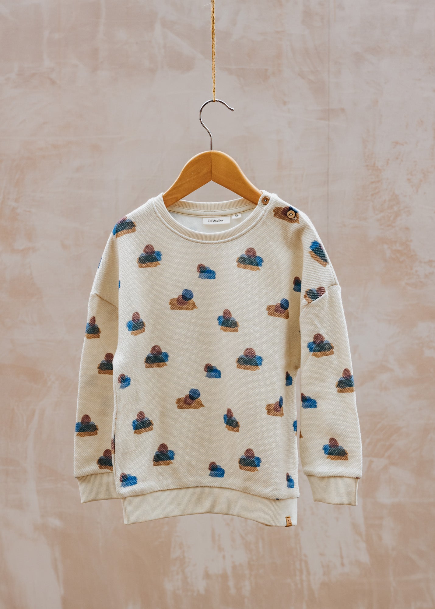 Lil' Atelier Children's Nolan Sweatshirt in Turtledove