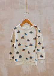 Lil' Atelier Children's Nolan Sweatshirt in Turtledove