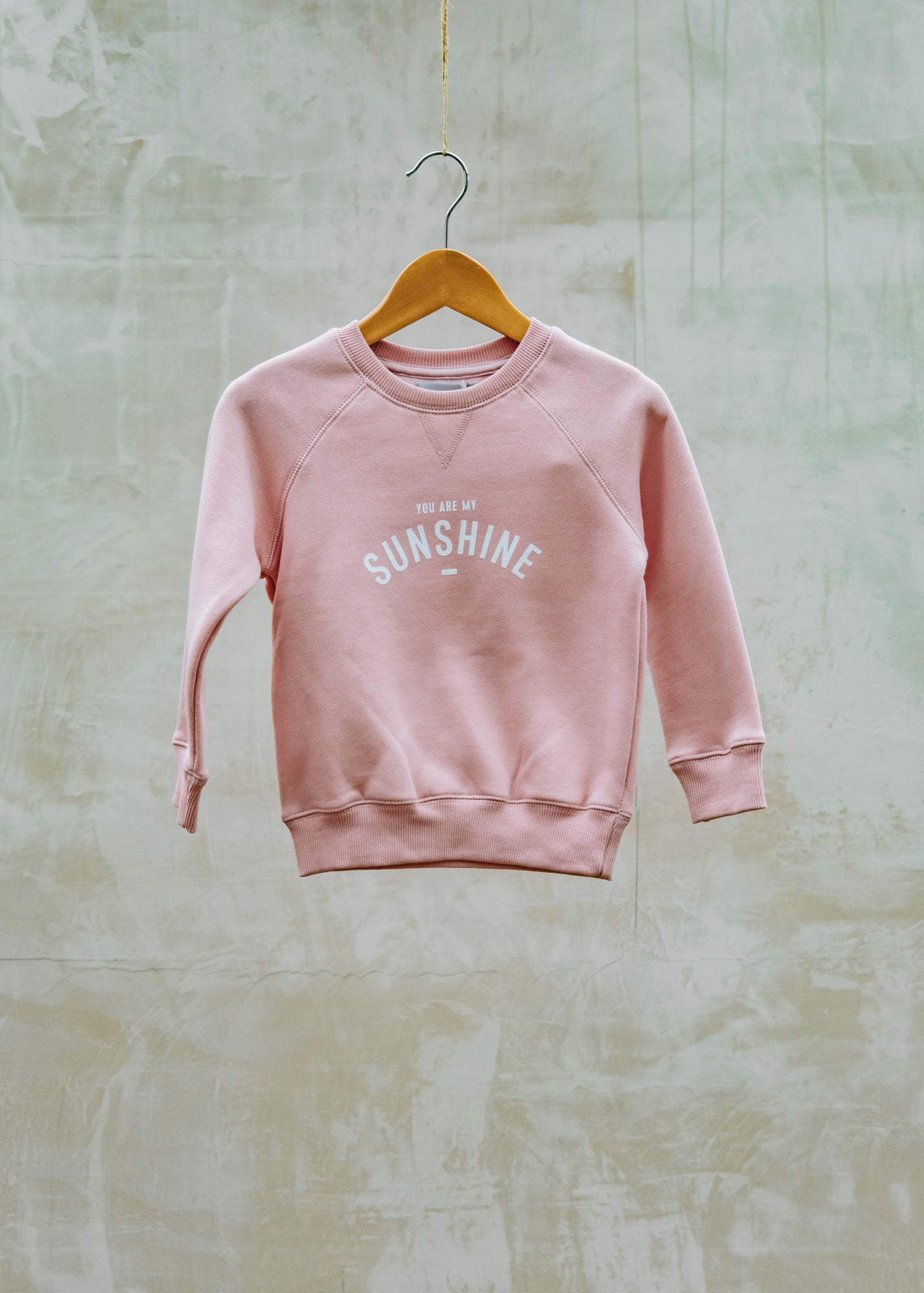 Children's You Are My Sunshine Sweatshirt in Faded Blush