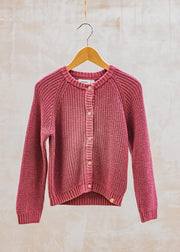 Lil' Atelier Children's Emlen Cardigan in Dry Rose