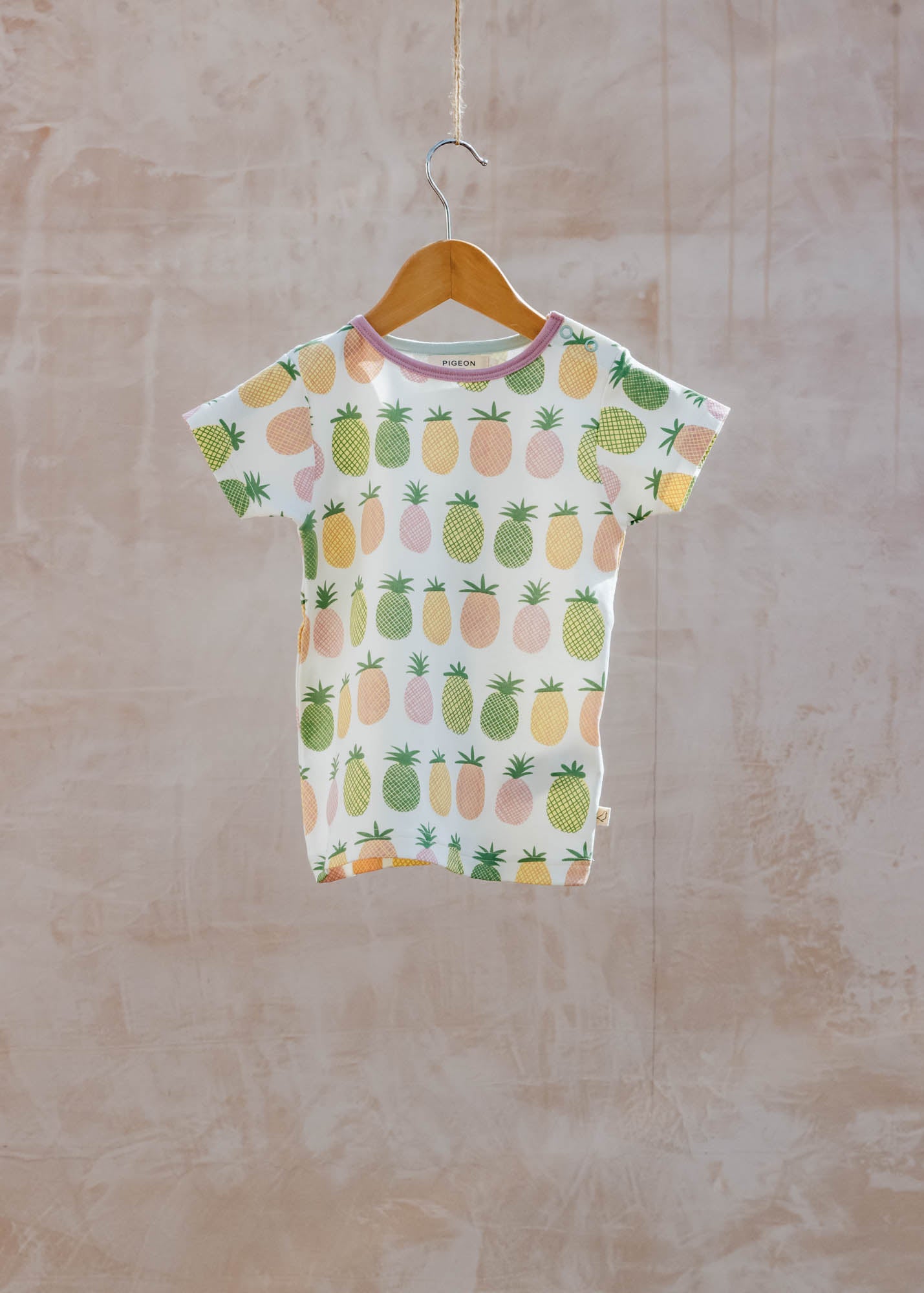 Pigeon Organics Children's T-Shirt in Pineapples