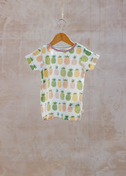 Pigeon Organics Children's T-Shirt in Pineapples