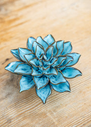 Seasonal Blue Alpine Aster Wall Decoration