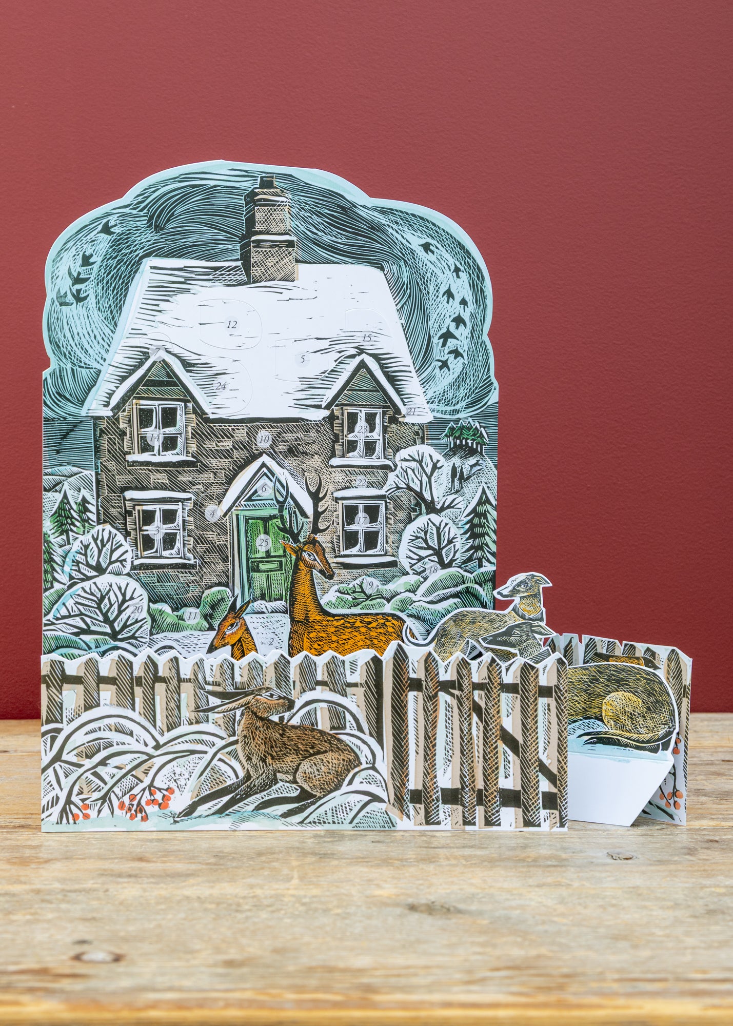 Advent Calendars Christmas Cottage Advent Calendar 