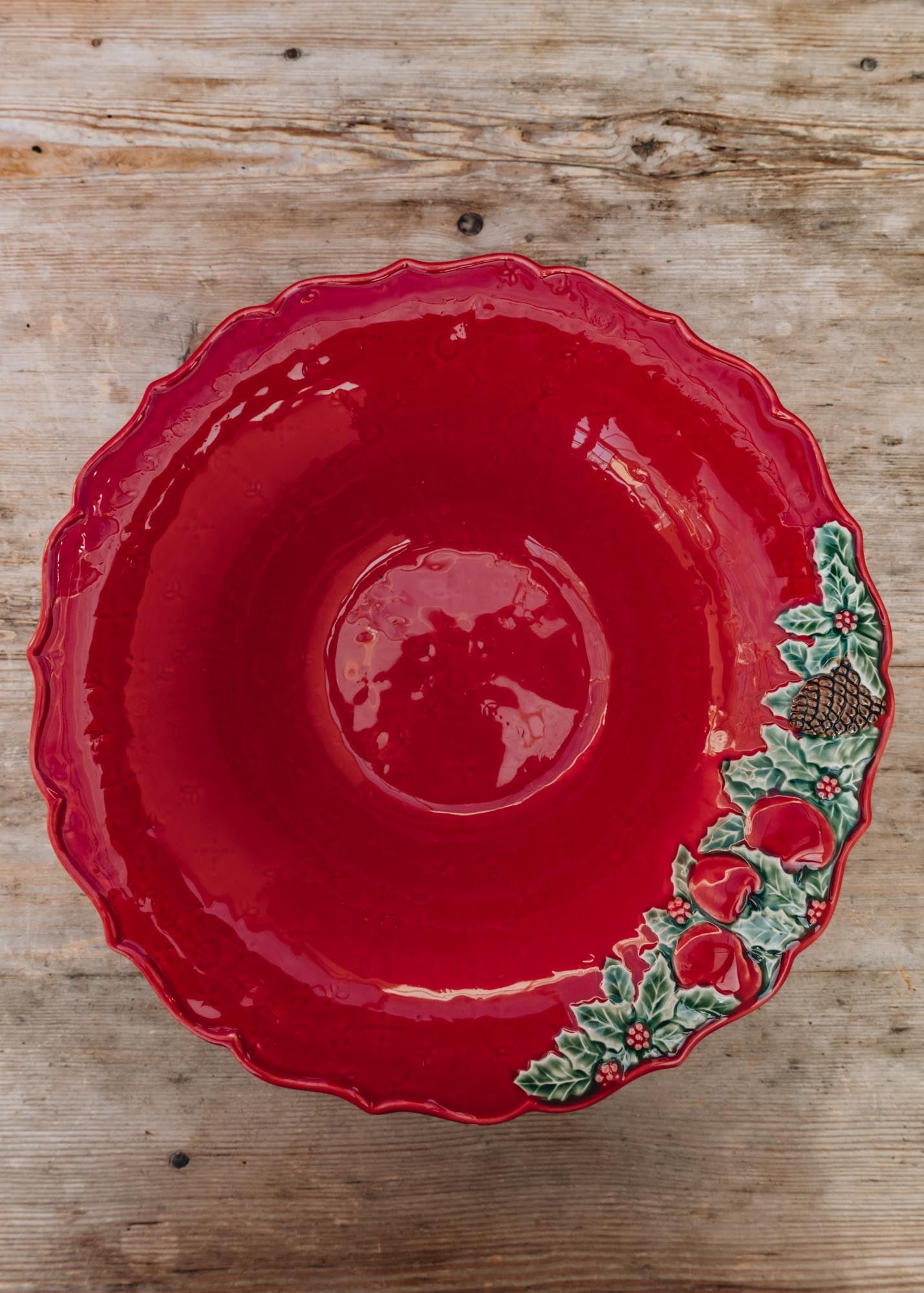 Bordallo Pinheiro Christmas Garland Centrepiece