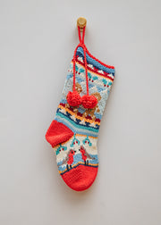 Robin and Gingerbread Short Stocking
