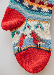ChunkiChilli Robin and Gingerbread Short Stocking