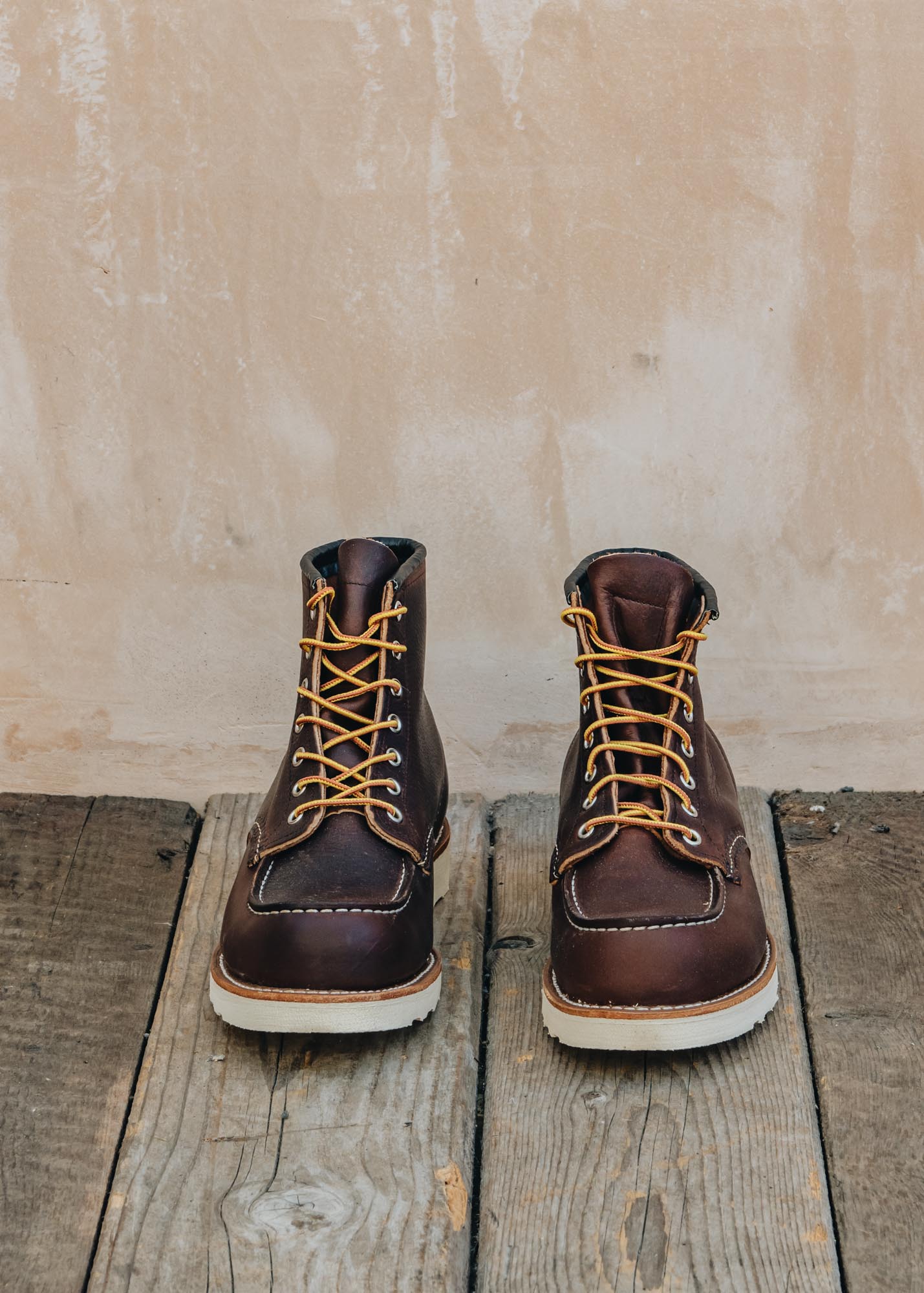 Red Wing Classic Moc Toe Boots in Briar Oil Slick