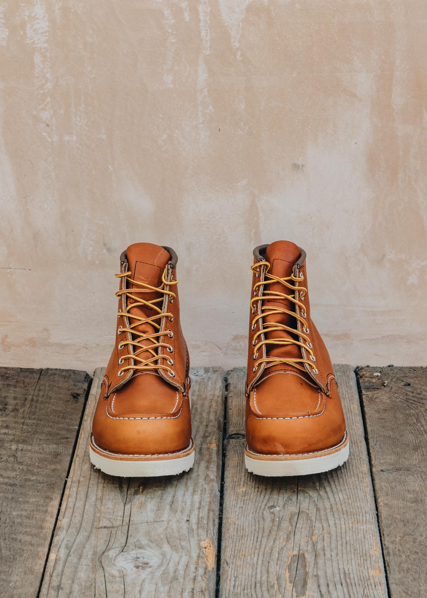 Red Wing Classic Moc Toe Boots in Oro Legacy