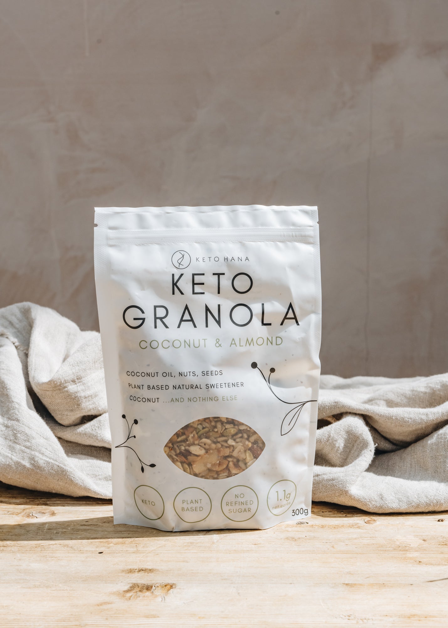 Keto Coconut and Almond Granola