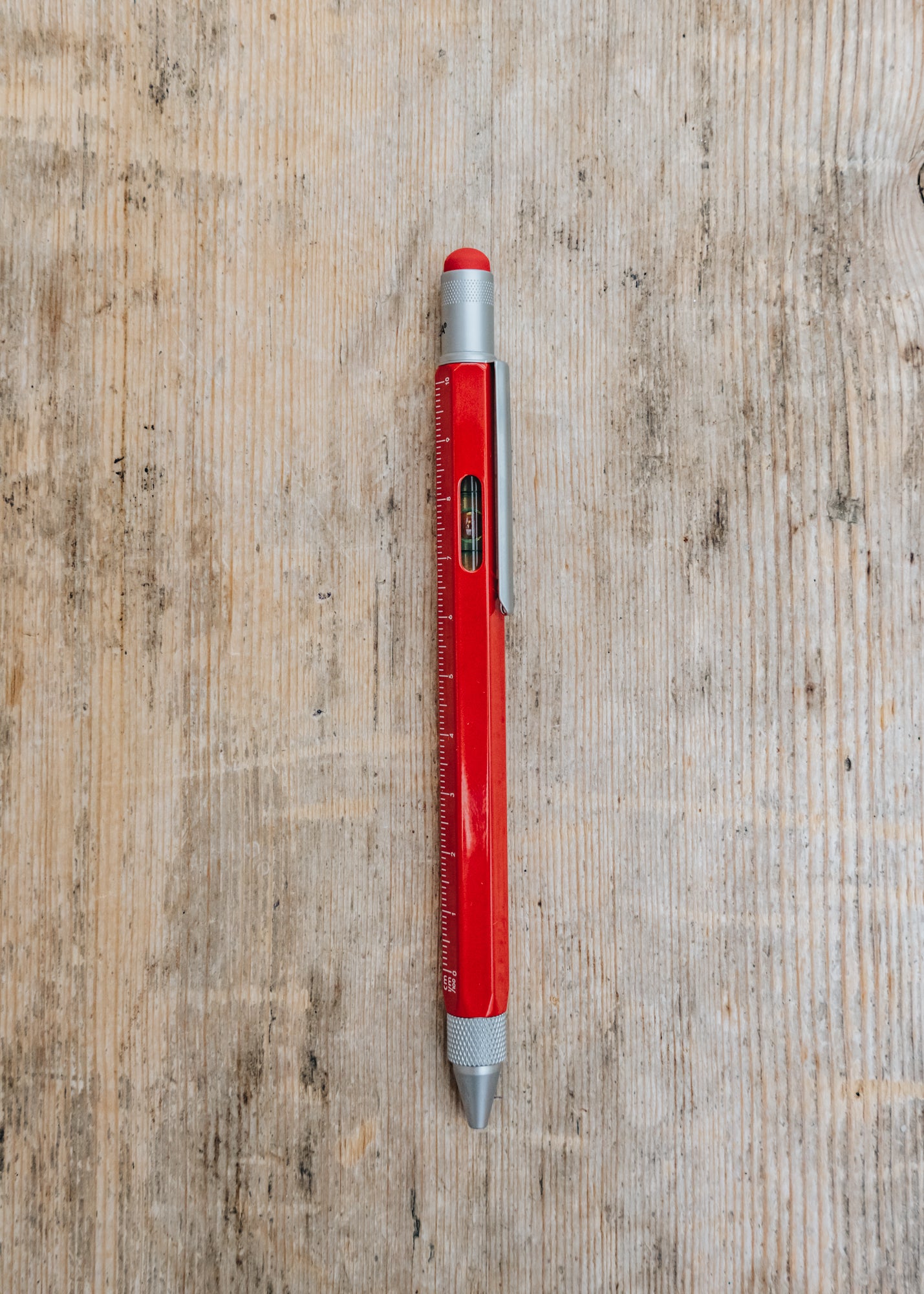 Suck UK Troika Construction Multi-Tool Pen in Red