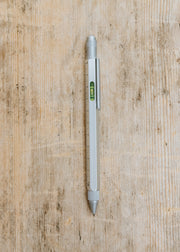 Suck UK Troika Construction Multi-Tool Pen in Silver