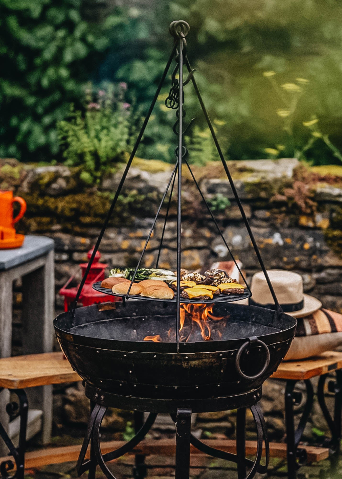 Cooking Tripods with Chain