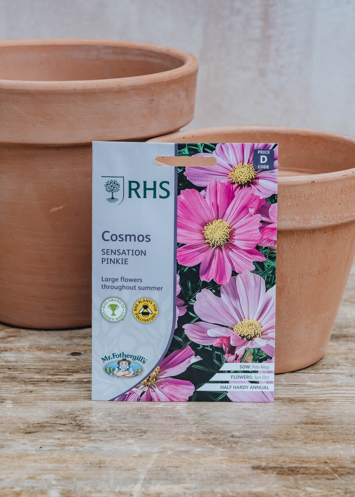 Seeds of Italy Cosmos Sensation Pinkie Seeds