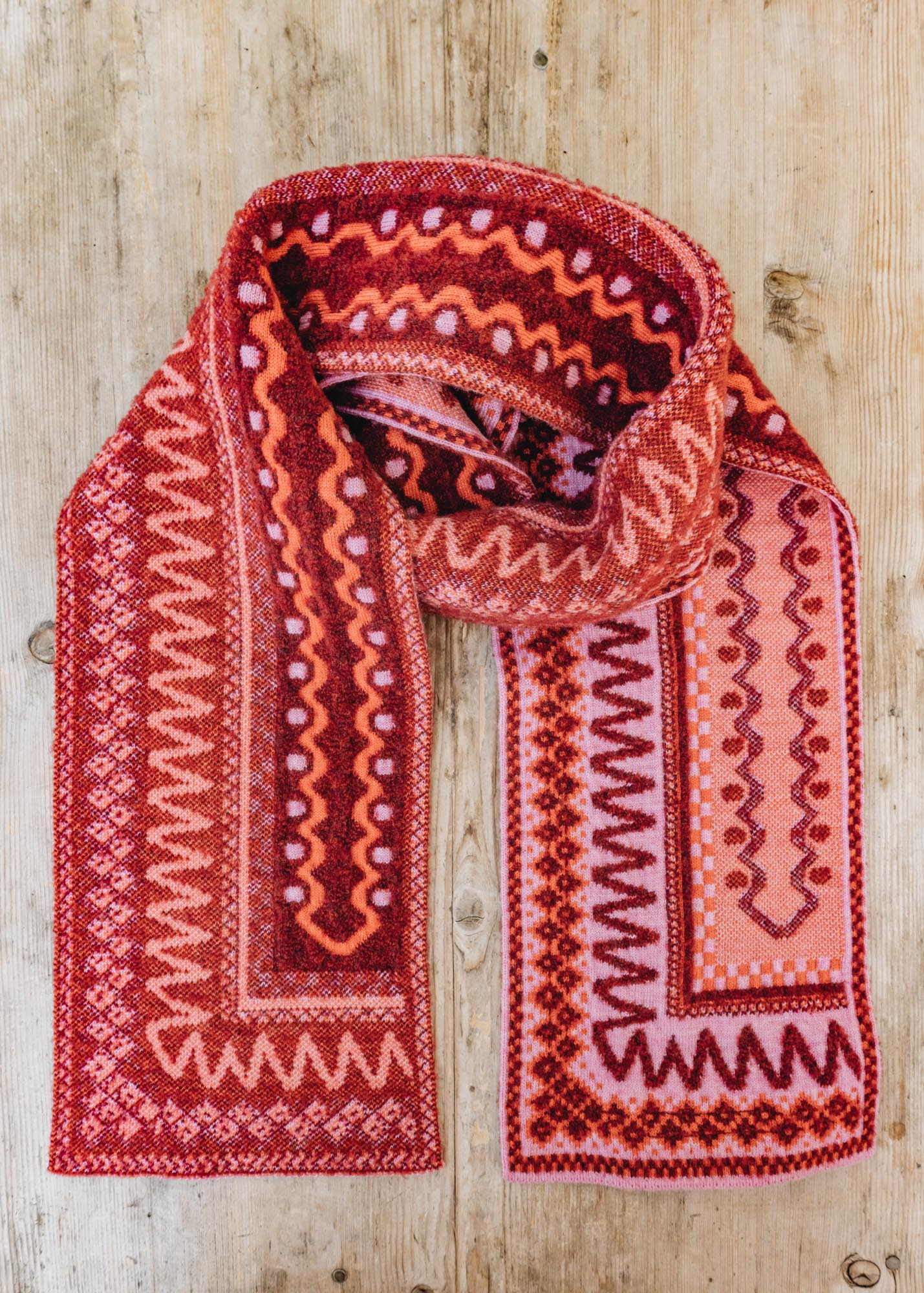 Blockley Scarf in Pink
