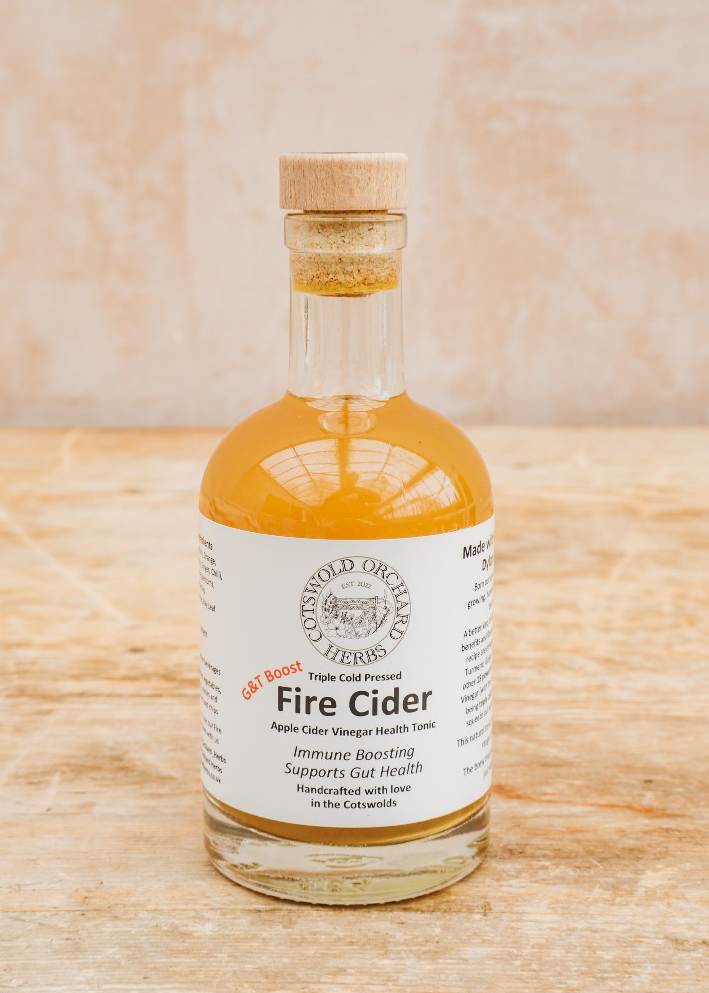 KÄÄPÄ Mushrooms G&T Boost Fire Apple Cider Vinegar, 250ml
