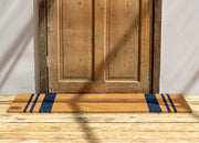 Cotswold Rope Navy Edge Stripe Coir Runner Doormat