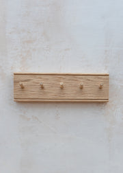 Creamore Mill Key Rack in Natural Oak