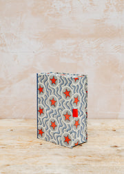 A5 Keepsake Box in Deep Red Star