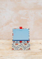 Harris & Jones A6 Keepsake Box in Deep Red Star