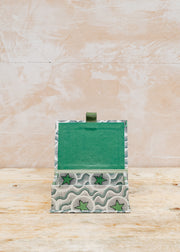 Harris & Jones A6 Keepsake Box in Green Star