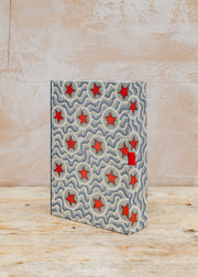 Wooden Spoon Boxfile in Deep Red Star