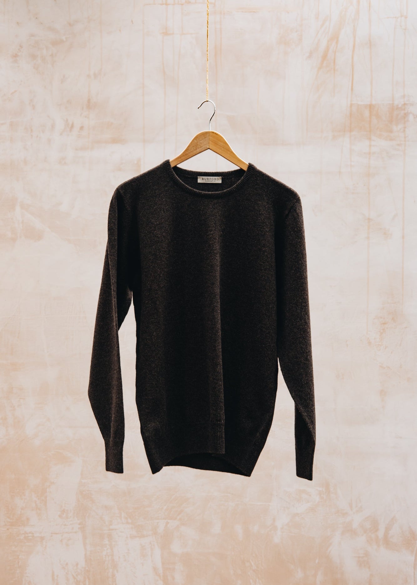 Crew Neck Pullover in Cocoa