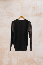 William Lockie Crew Neck Pullover in Cocoa