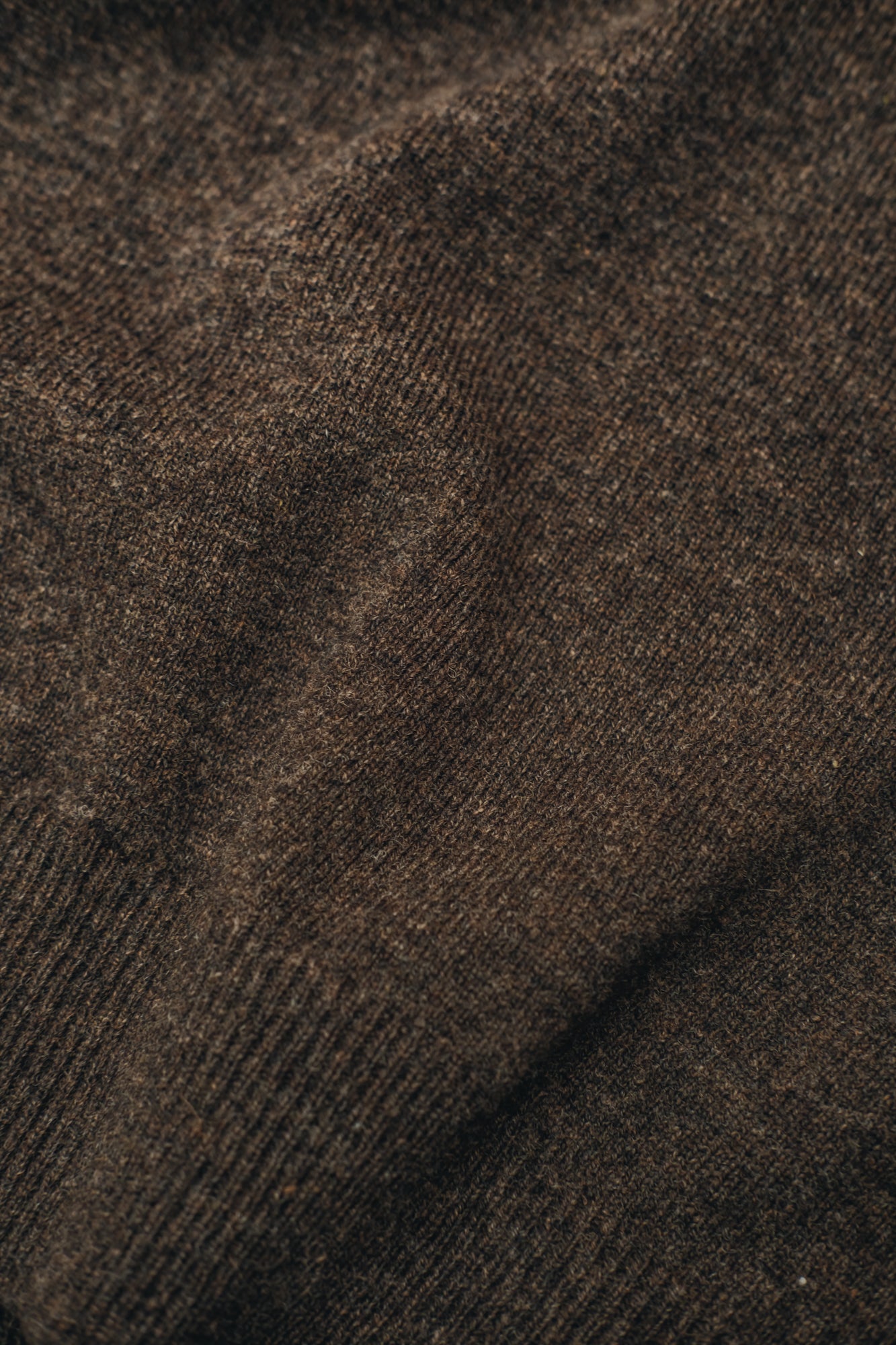 William Lockie Crew Neck Pullover in Cocoa