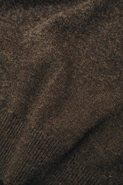 William Lockie Crew Neck Pullover in Cocoa