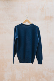 William Lockie Crew Neck Pullover in Regatta