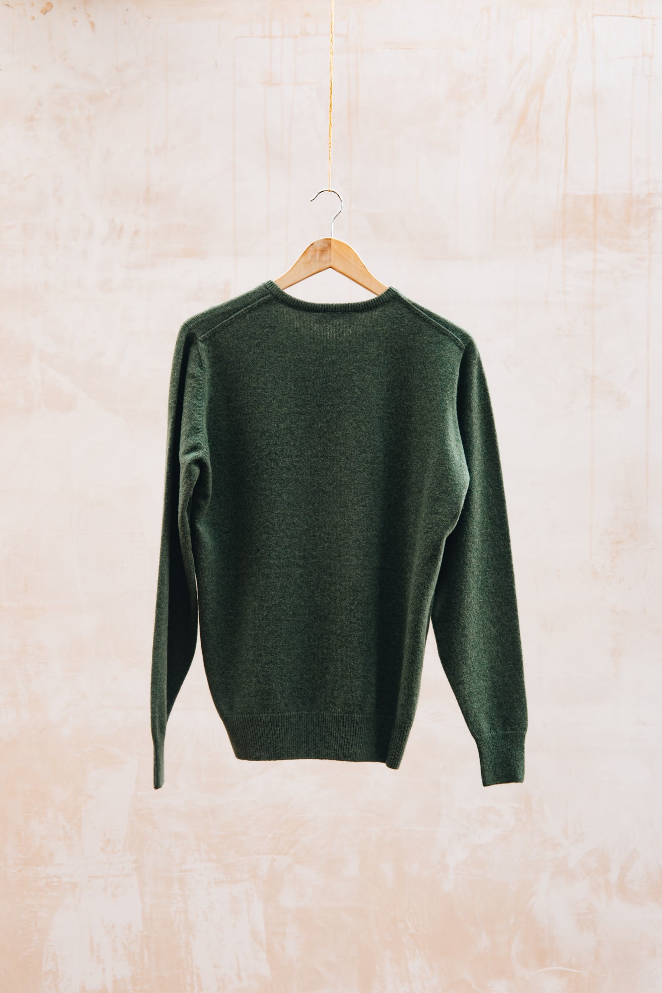 William Lockie Crew Neck Pullover in Rosemary