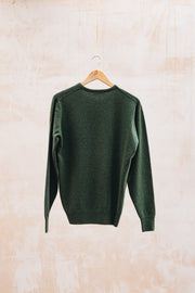 William Lockie Crew Neck Pullover in Rosemary