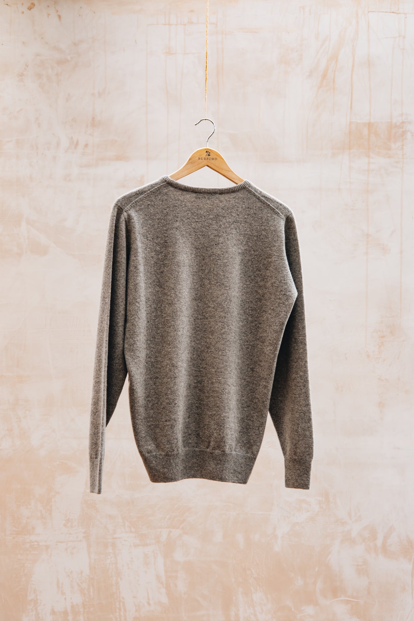 William Lockie Crew Neck Pullover in Vole