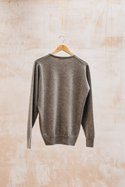 William Lockie Crew Neck Pullover in Vole