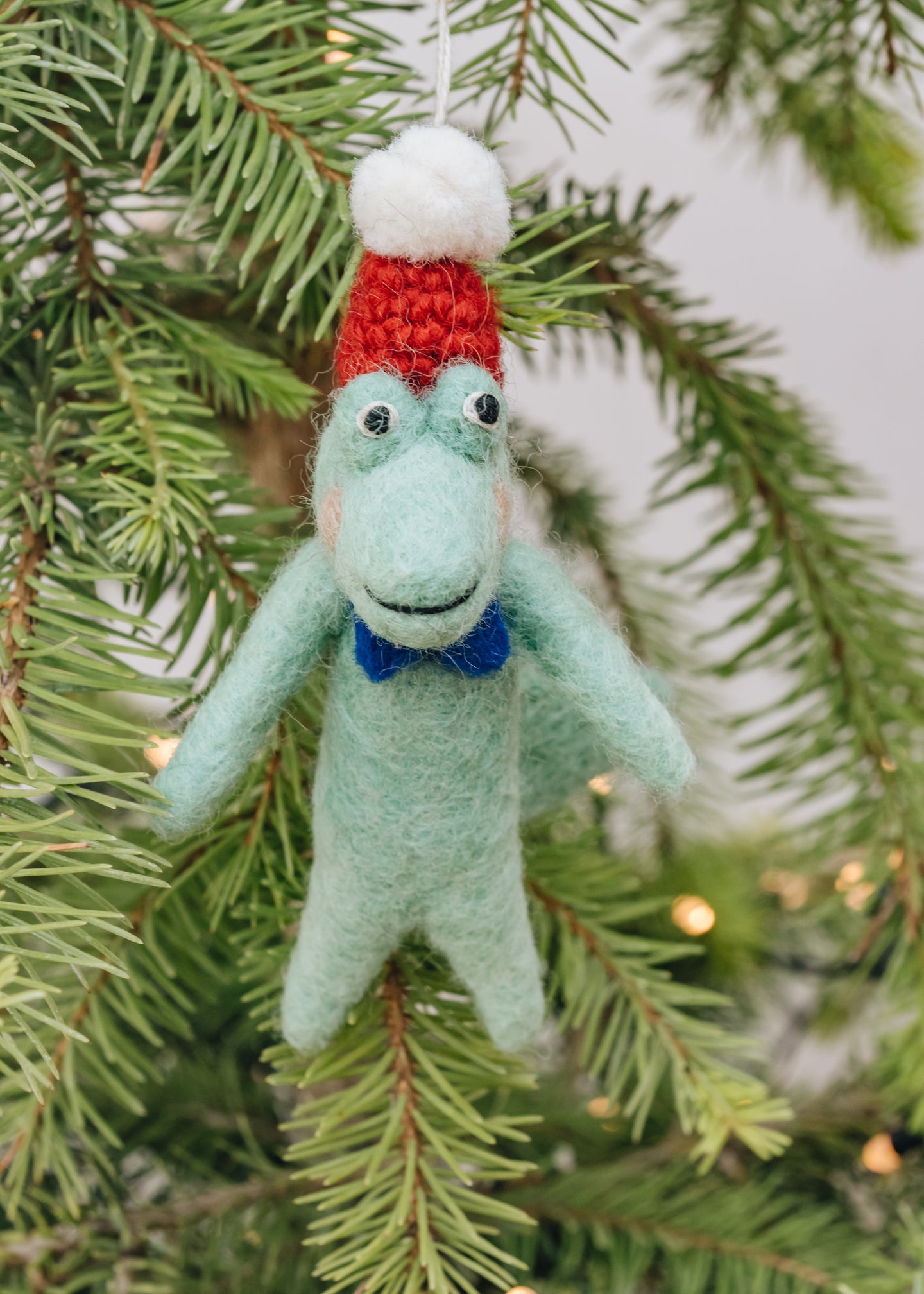 AfroArt Crocodile in a Hat Ornament