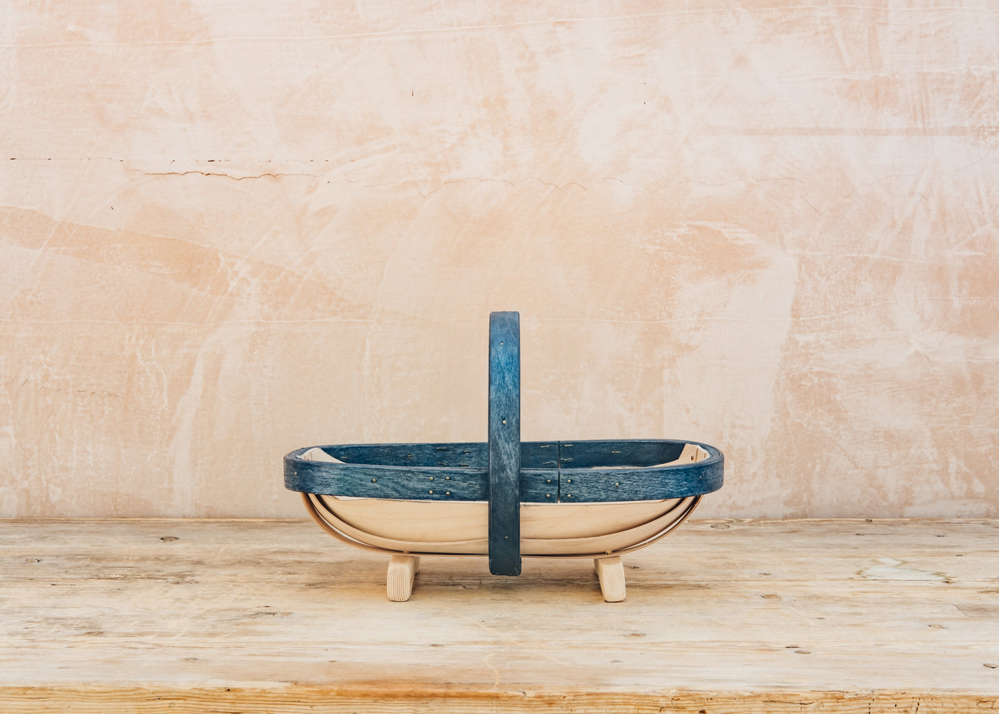 Rice Cuckmere Trug Garden Trug in Dark Blue, size 3