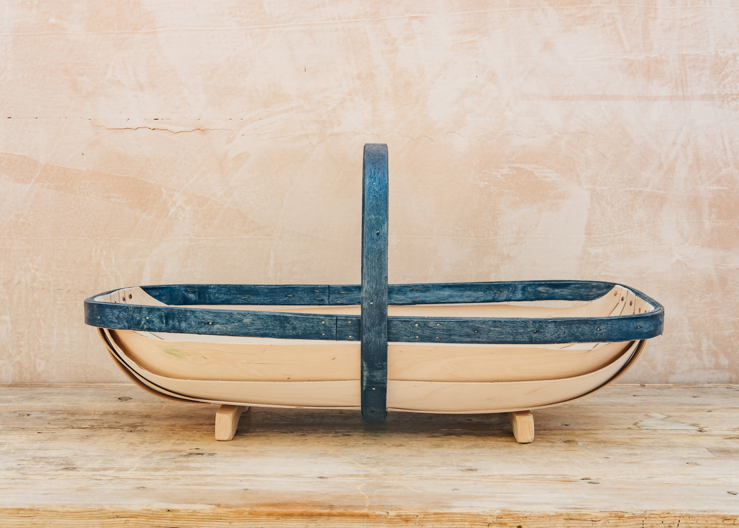 Rice Cuckmere Trug Garden Trug in Dark Blue, size 8