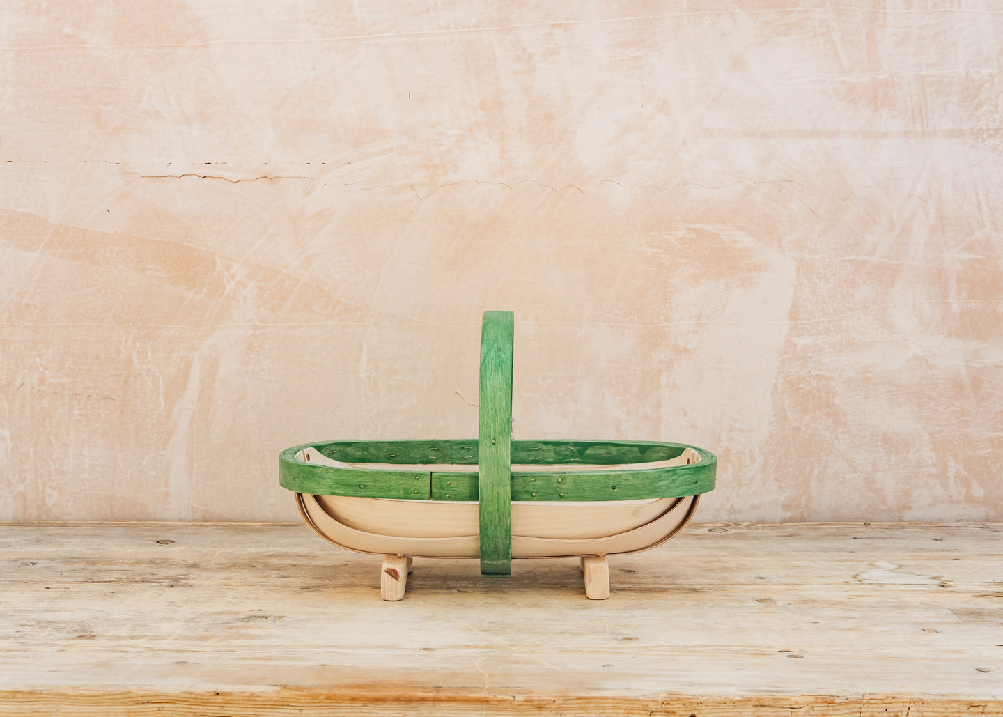 Rice Cuckmere Trug Garden Trug in Leaf Green, size 3